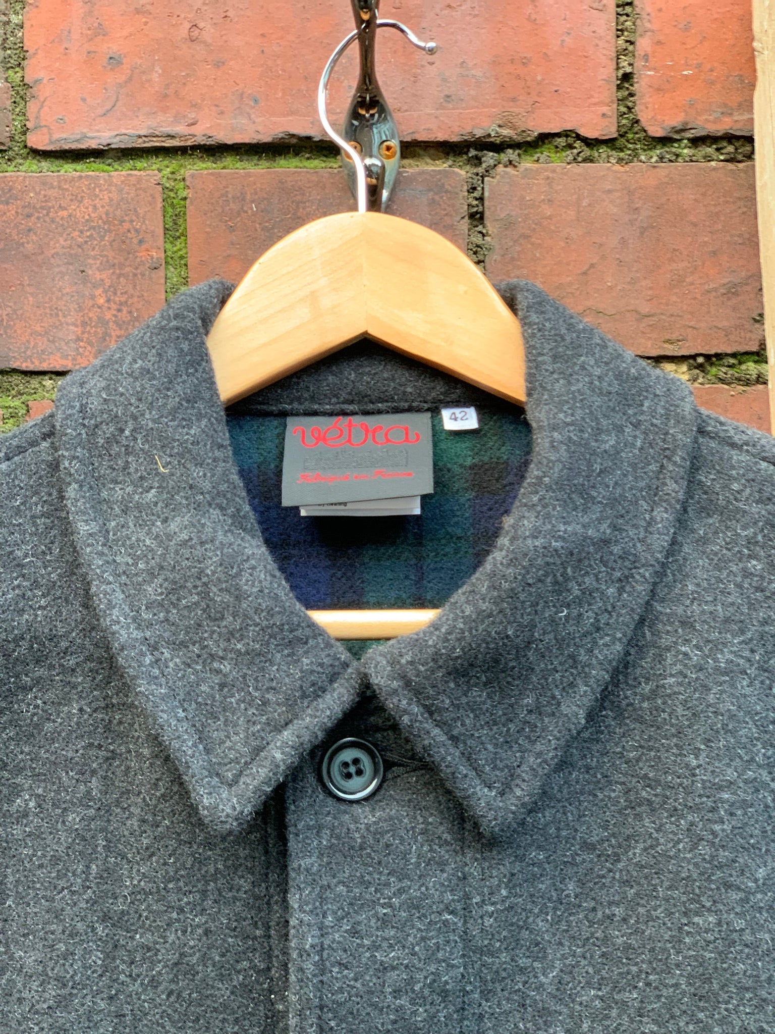 Vétra Double Face Wool Jacket - Anthracite – The Archives The