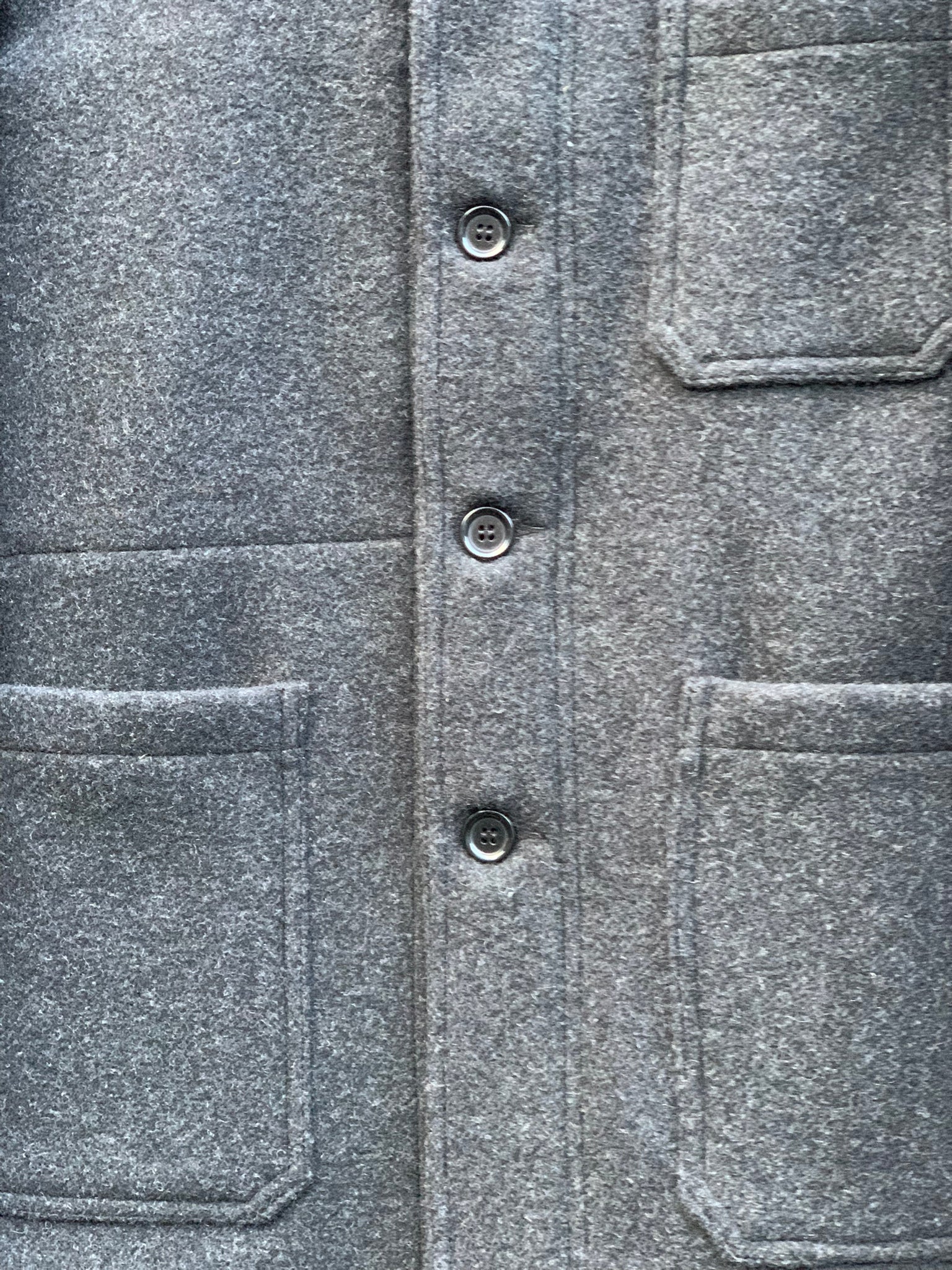 Vétra Double Face Wool Jacket - Anthracite – The Archives The