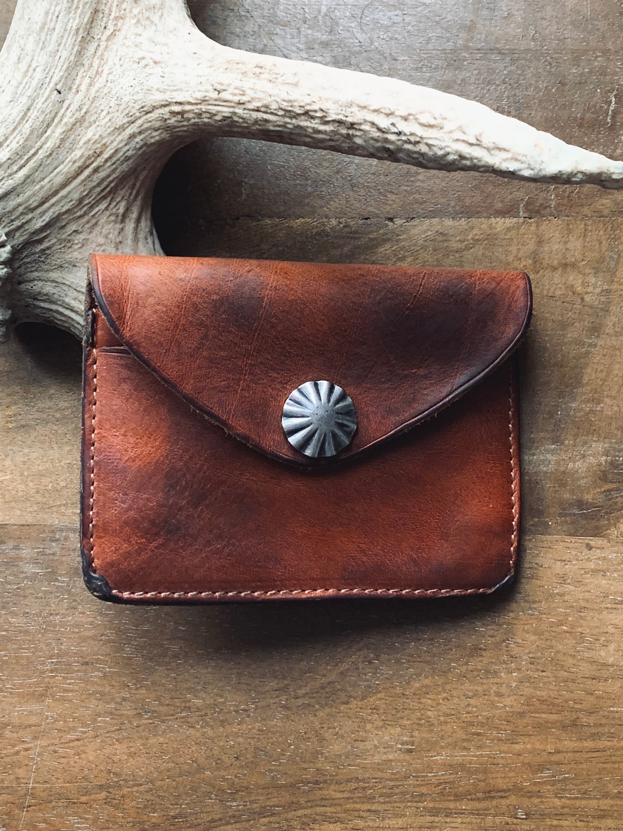 RRL Leather Concha Card Wallet – The Archives The People's Outfitters