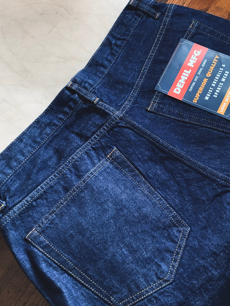 Demil MFG Lot 23 Californian Wide Denim - One Wash Indigo – The ...