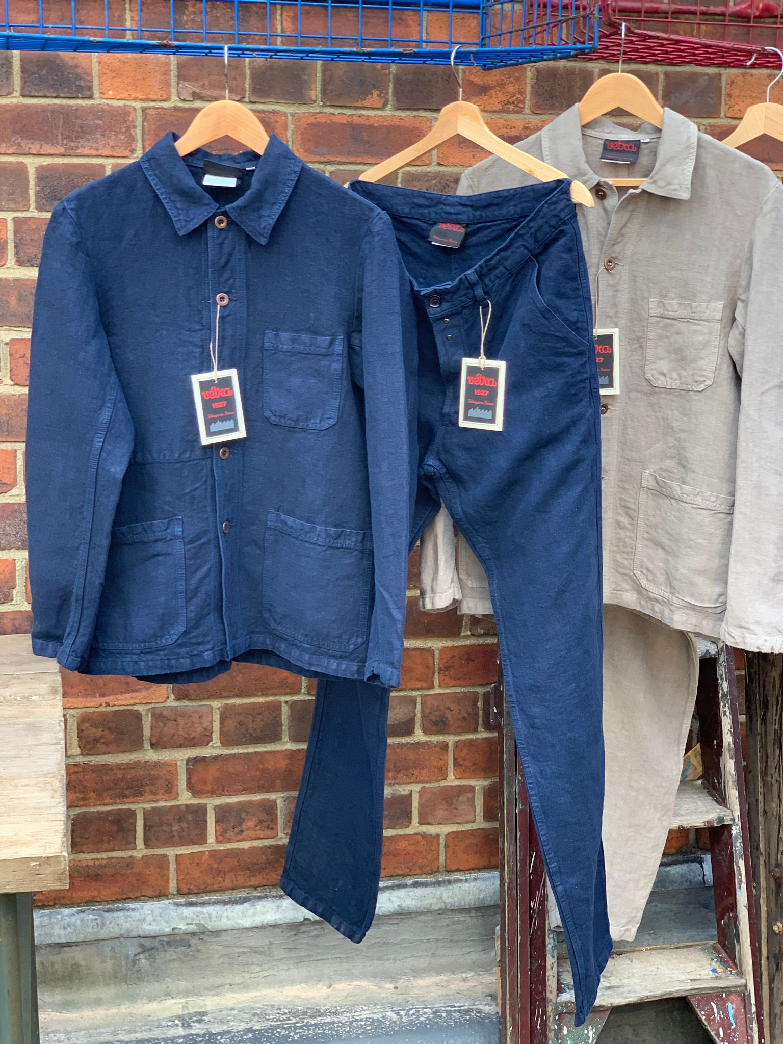 VETRA “Heavy Linen” Coverall Black 44 VETRA “Heavy Linen” Coverall Black 44（Vétra Heavy Weave