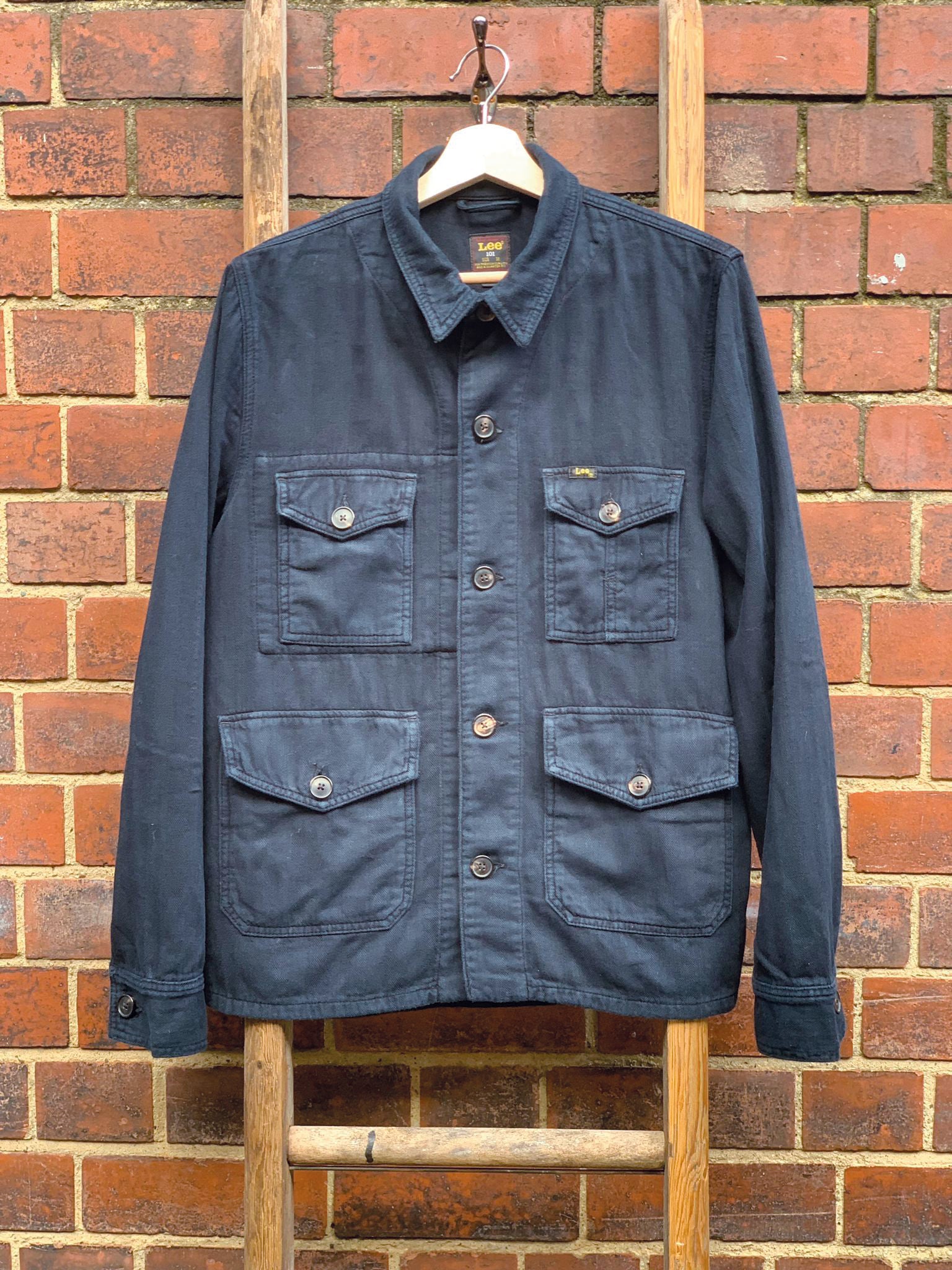 Lee 101 indigo HBT Workwear Overshirt – The Archives The People's